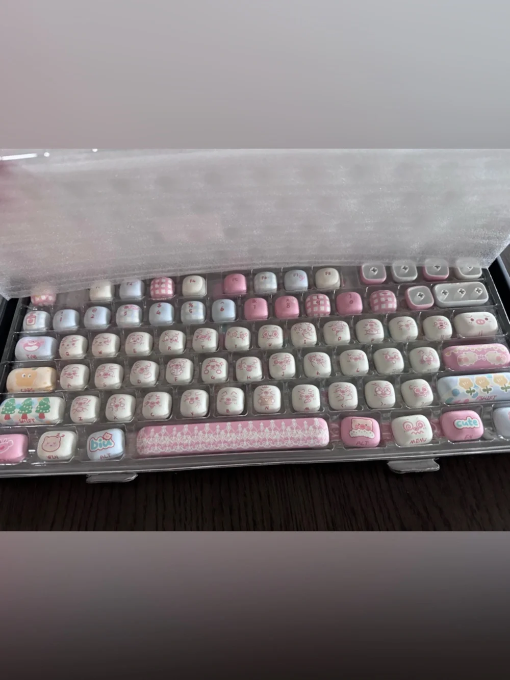 NEW Akko Piggy Party PBT Keycap Set, decorative mechanical keycaps